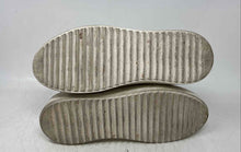 Load image into Gallery viewer, Steve Madden Womens Charlie White Gold Leather Low Top Sneakers Shoes Size 8M
