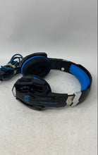 Load image into Gallery viewer, Kotion Blue Black Adjustable Band Wired Gaming Headphone Not Tested
