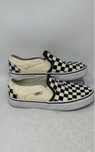 Load image into Gallery viewer, Vans Womens Black White Printed Round Toe Slip-On Sneaker Shoes Size 6
