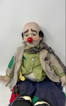Load image into Gallery viewer, 1980s Dynasty Doll Collection Clyde The Hobo Clown Porcelain Doll
