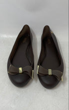 Load image into Gallery viewer, Melissa Womens Brown Bow Design Round Toe Slip-On Ballet Flats Size 9

