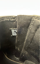 Load image into Gallery viewer, Zara Womens Black Leather Round Toe Rhinestone Ankle Chelsea Boots Size EU 34

