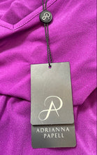 Load image into Gallery viewer, Adrianna Papell Womens Purple 3/4 Sleeve Pullover Blouse Top Size 3X With Tag
