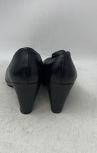 Load image into Gallery viewer, Ecco Womens Black Leather Round Toe Block Slip-On Pump Heels Size 36
