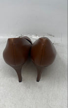 Load image into Gallery viewer, Norma Carini Womens Brown Leather Pointed Toe Slip-On Pump Heels Size 9M
