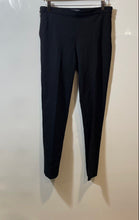 Load image into Gallery viewer, Authentic Armani Jeans Womens Black Flat Front Straight-Leg Trouser Pants Size S
