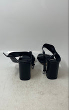 Load image into Gallery viewer, Calvin Klein Womens Qeelin Black Block Heel Adjustable Slingback Sandals Size 8
