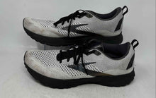 Load image into Gallery viewer, Brooks Mens Revel 4 White Black Low Top Lace-Up Sneaker Shoes Size 12.5
