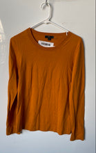 Load image into Gallery viewer, J.Crew Womens Yellow Cotton Round Neck Long Sleeve Pullover Sweater Size Small

