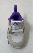 Load image into Gallery viewer, Nike Toddler Boys Air Max 90 CB White Purple Sneakers Shoes Size 2C With Box
