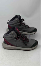 Load image into Gallery viewer, Columbia Womens Trailstorm Peak Mid Gray Burgundy Lace-Up Hiking Boots Size 10
