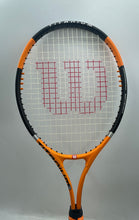 Load image into Gallery viewer, Wilson Titanium Orange Black Comfort Grip Sports Equipment Tennis Racket
