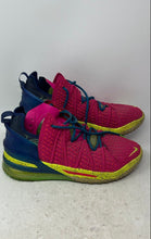 Load image into Gallery viewer, Nike Mens LeBron 18 DB8148-600 Multicolor Lace-Up Basketball Shoes Size 12
