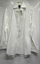 Load image into Gallery viewer, Hugo Boss Mens White Tailored Long Sleeve Slim Fit Dress Shirt Size 15.5
