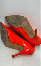 Load image into Gallery viewer, Kate Spade New York Womens Orange Leather High Stiletto Pump Heels Size 8.5B
