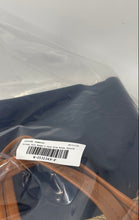 Load image into Gallery viewer, Michael Kors Womens Marina Dark Blue Brown Rope Drawstring Tassel Tote Bag
