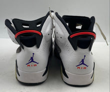 Load image into Gallery viewer, Authentic Nike Mens Jordan 6 Retro White Gray Sneaker Shoes Size 12 Damaged
