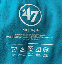 Load image into Gallery viewer, '47 Mens Green Miami Dolphins Short Sleeve Crew Neck Pullover T-Shirt Size XXL

