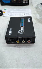 Load image into Gallery viewer, Tendak Black HDMI To AV S-Video Converter Processor With Accessories Not Tested
