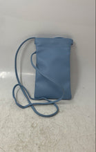 Load image into Gallery viewer, Disney Girls Blue Stitch &amp; Angel Initial Leather Lined Phone Crossbody Bag
