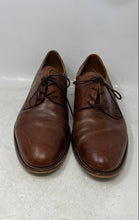 Load image into Gallery viewer, Donald Pliner Mens Brown Leather Round Toe Lace-Up Derby Dress Shoes Size 11 M
