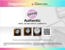 Load image into Gallery viewer, Authentic Marc Jacobs Women's Brown Leather Silver-Tone Watch
