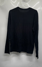 Load image into Gallery viewer, Michael Kors Womens Black Graphic Logo Cotton Long Sleeve T-Shirt Size M
