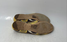 Load image into Gallery viewer, Coach Womens Yellow Brown Signature Print Round Toe Slip-On Ballet Flats Size 7B
