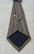 Load image into Gallery viewer, Pierre Cardin Mens Brown Printed Silk Keeper Loop Formal Designer Tie
