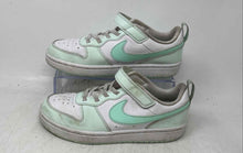 Load image into Gallery viewer, Nike Kids Court Borough Low Recraft White Green Leather Sneaker Shoes Size 3Y
