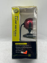 Load image into Gallery viewer, Gear Head WCF 2750 HDRED Black And Red Portable 5.0 MP USB Web Cam
