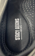 Load image into Gallery viewer, Stacy Adams Mens Black Leather Moc Toe Slip-On Loafer Shoes Size 11.5
