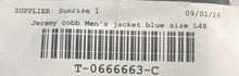 Load image into Gallery viewer, Jeremy Cobb Mens Black Notch Lapel Three-Button Blazer Jacket Size L48
