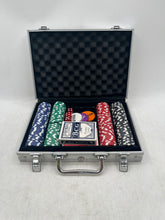 Load image into Gallery viewer, BCG Multicolor Collectible Casino Poker Chips With Aluminum Carrying Case
