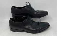 Load image into Gallery viewer, Hugo Boss Mens Black Leather Almond Toe Lace-Up Formal Oxford Dress Shoes Size 9
