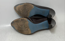 Load image into Gallery viewer, Biala Womens Brown Leather Slip-On Almond Toe Block Pump Heels Size 9M
