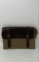 Load image into Gallery viewer, Garuglieri Womens Brown Leather Flap Clutch Handbag

