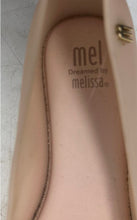 Load image into Gallery viewer, Mini Melissa UltraGirl Girls Beige Round Toe Slip-On Butterfly Ballet Flats Sz 1
