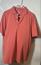 Load image into Gallery viewer, Boggi Milano Mens Peach Cotton Collared Short Sleeve Polo Shirt Size 2XL
