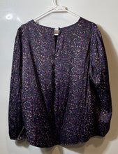 Load image into Gallery viewer, Lane Bryant Womens Multicolor Floral Print Long Sleeve Blouse Top Size 14
