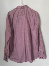 Load image into Gallery viewer, Hugo Boss Mens Red Printed Cotton Long Sleeve Casual Fit Dress Shirt Size L
