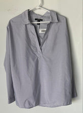Load image into Gallery viewer, Forever 21 Womens White Printed Long Sleeve Blouse Top Size Medium
