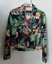 Load image into Gallery viewer, Zara TRF Womens Multicolor Floral Long Sleeve Button Front Jacket Size M

