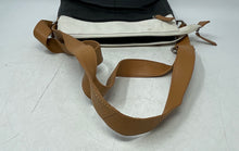 Load image into Gallery viewer, Great America Womens Black White Cream Leather Shoulder Crossbody Bag
