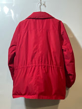 Load image into Gallery viewer, JM Collection Unisex Red Long Sleeve Hooded Pockets Full-Zip Rain Jacket Size XL
