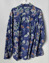 Load image into Gallery viewer, Tommy Bahama Mens Blue Floral Long Sleeve Collared Button-Up Shirt Size XXL
