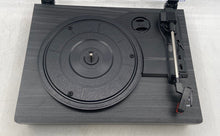 Load image into Gallery viewer, Model R612 Black Turntable Record Player With Speakers Needs Power Cable

