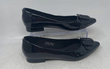 Load image into Gallery viewer, Anne Klein Womens Karisma Black Leather Pointed Toe Slip-On Ballet Flats Sz 7.5M
