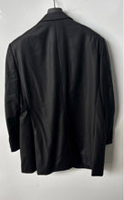 Load image into Gallery viewer, Fiorillo Mens Black Cashmere Single-Breasted Two-Button Blazer Jacket Size 56
