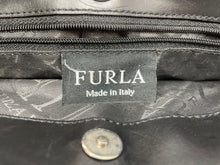 Load image into Gallery viewer, Authentic Furla Womens Black Leather Double Handle Lined Tote Handbag Damaged
